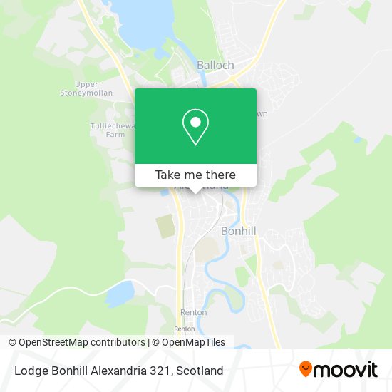 Lodge Bonhill Alexandria 321 map