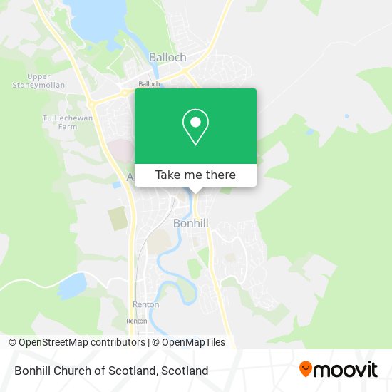 Bonhill Church of Scotland map