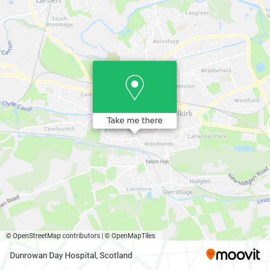 Dunrowan Day Hospital map