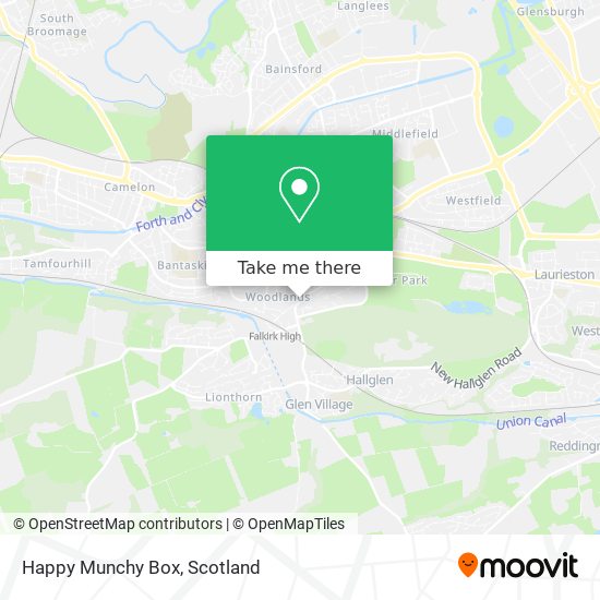 Happy Munchy Box map