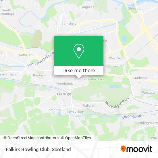 Falkirk Bowling Club map