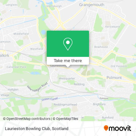 Laurieston Bowling Club map
