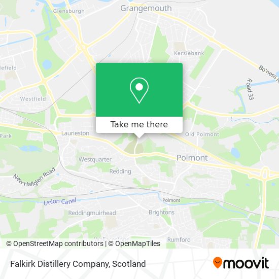 Falkirk Distillery Company map