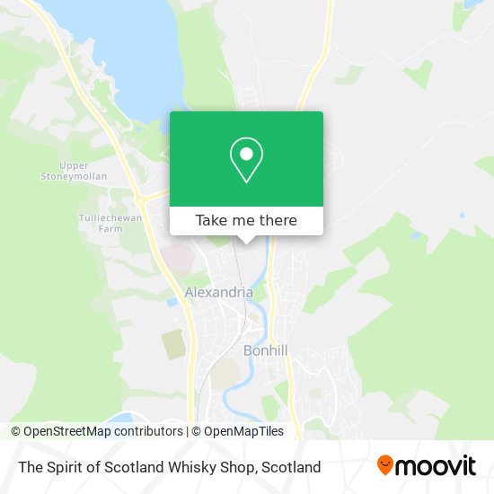 The Spirit of Scotland Whisky Shop map