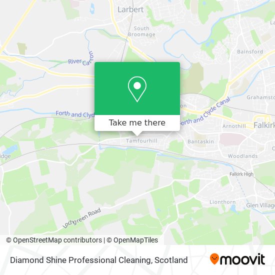 Diamond Shine Professional Cleaning map