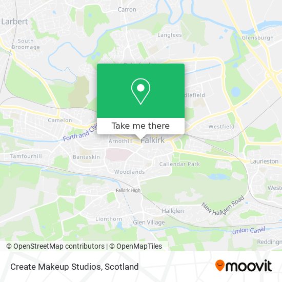 Create Makeup Studios map