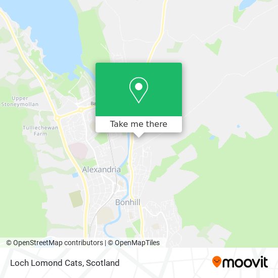 Loch Lomond Cats map