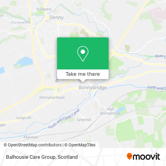Balhousie Care Group map