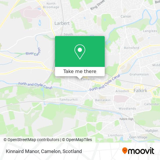 Kinnaird Manor, Camelon map