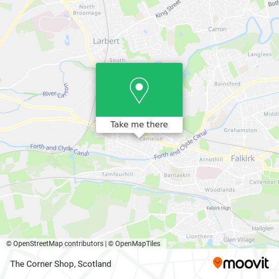 The Corner Shop map