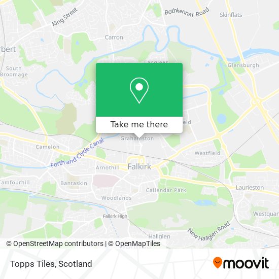 Topps Tiles map