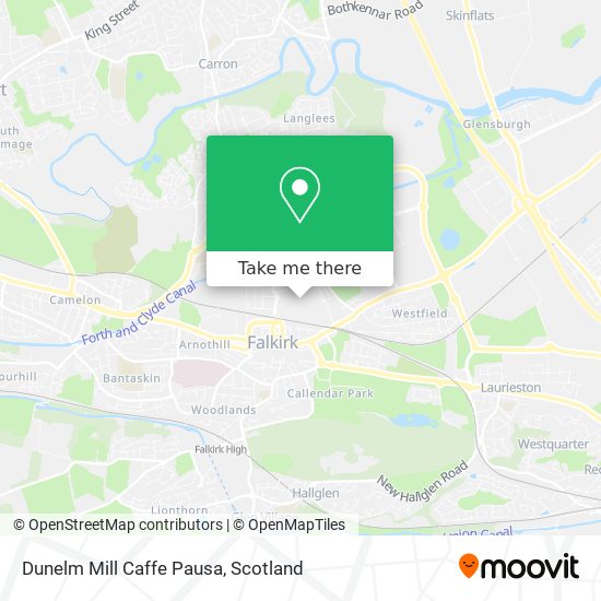 Dunelm Mill Caffe Pausa map