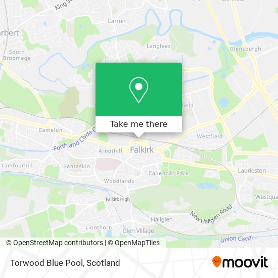 Torwood Blue Pool map