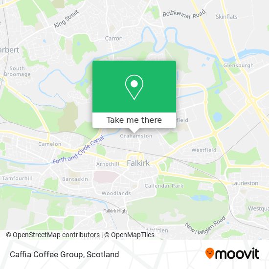 Caffia Coffee Group map