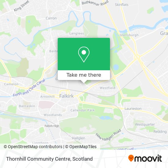 Thornhill Community Centre map