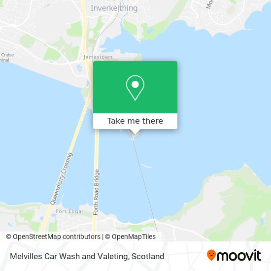 Melvilles Car Wash and Valeting map