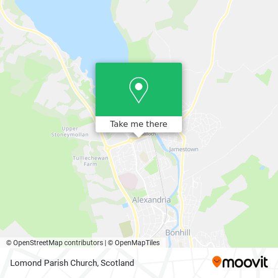 Lomond Parish Church map