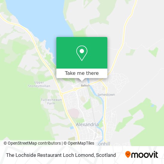 The Lochside Restaurant Loch Lomond map