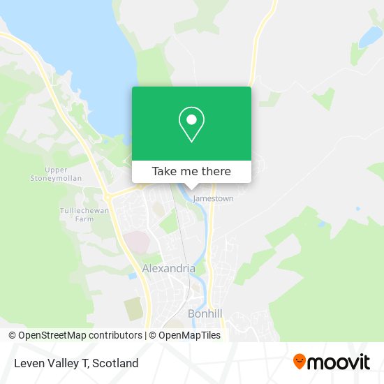 Leven Valley T map
