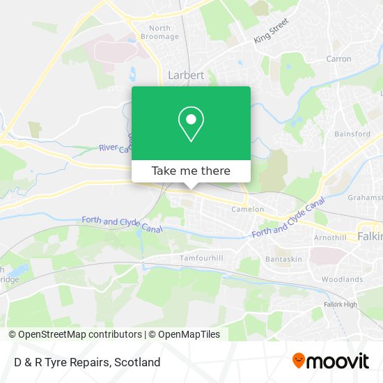 D & R Tyre Repairs map