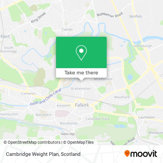 Cambridge Weight Plan map