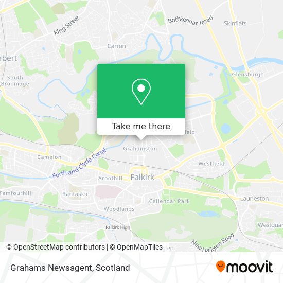 Grahams Newsagent map