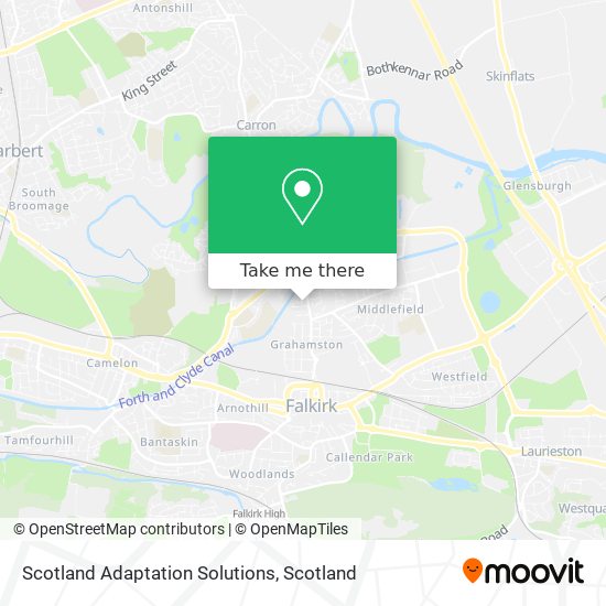 Scotland Adaptation Solutions map