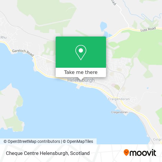 Cheque Centre Helensburgh map