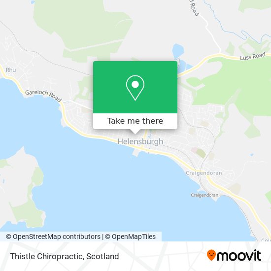 Thistle Chiropractic map