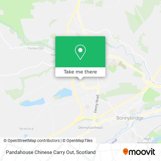 Pandahouse Chinese Carry Out map