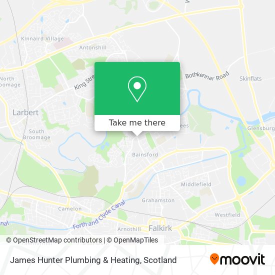 James Hunter Plumbing & Heating map