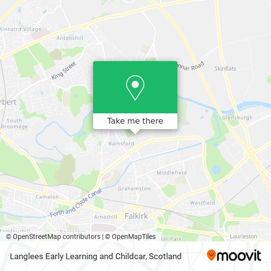 Langlees Early Learning and Childcar map