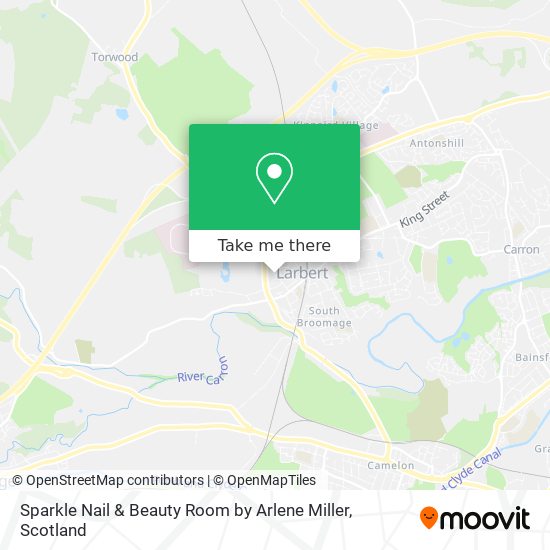 Sparkle Nail & Beauty Room by Arlene Miller map