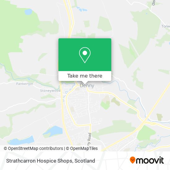 Strathcarron Hospice Shops map