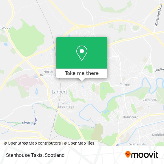 Stenhouse Taxis map