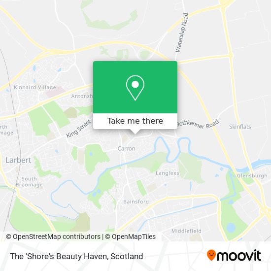 The 'Shore's Beauty Haven map