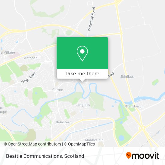 Beattie Communications map