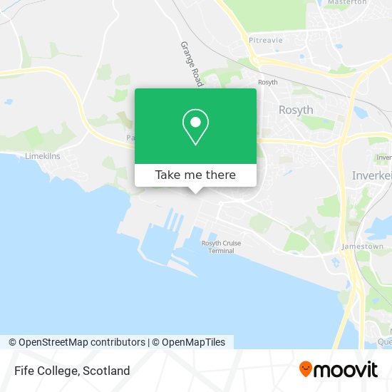 Fife College map