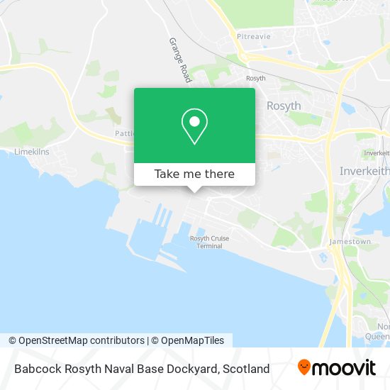 Babcock Rosyth Naval Base Dockyard map