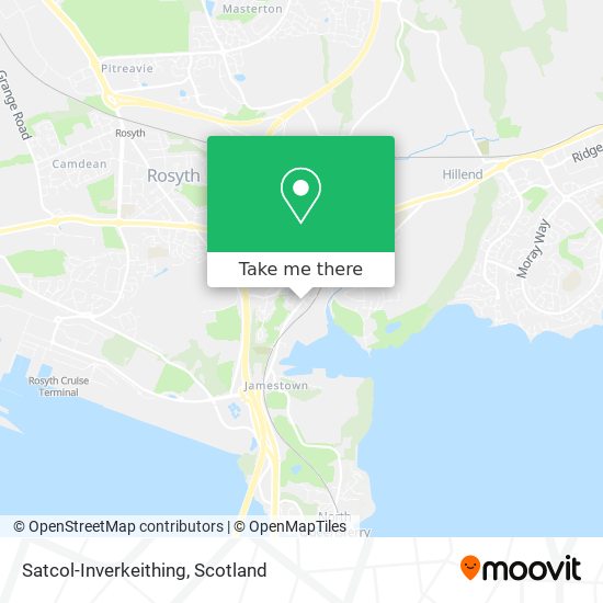 Satcol-Inverkeithing map