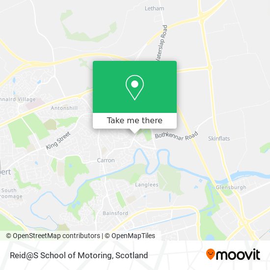 Reid@S School of Motoring map