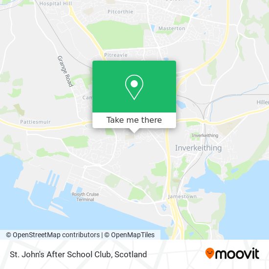 St. John's After School Club map