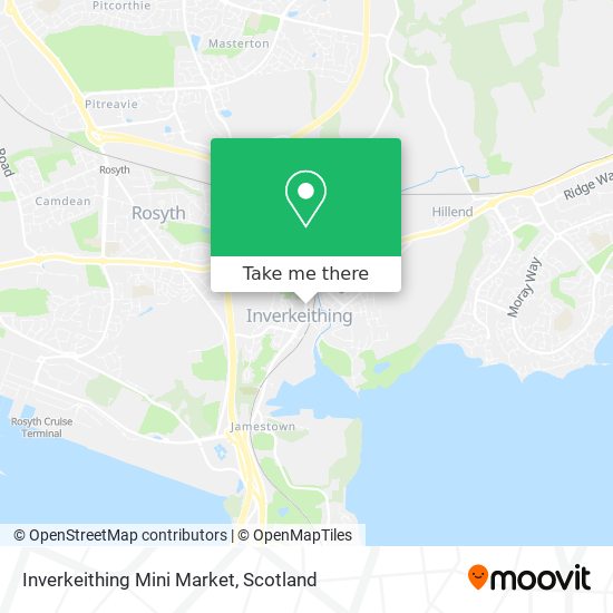 Inverkeithing Mini Market map