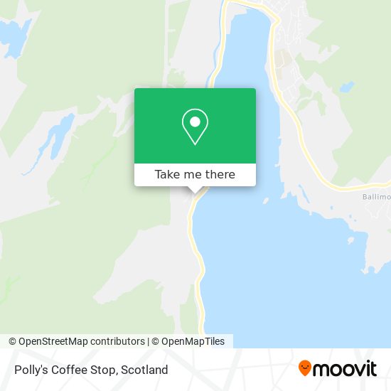 Polly's Coffee Stop map