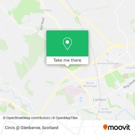 Ciro's @ Glenbervie map