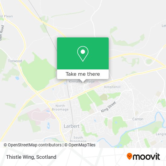 Thistle Wing map