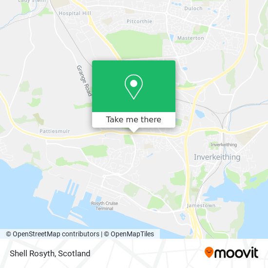 Shell Rosyth map