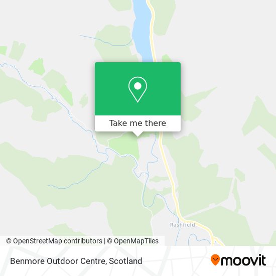 Benmore Outdoor Centre map