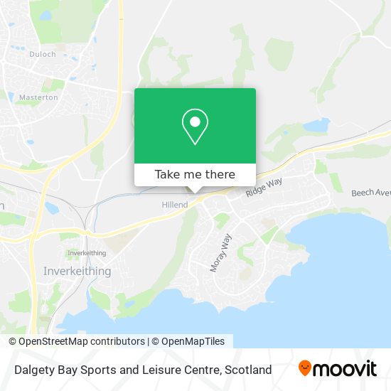 Dalgety Bay Sports and Leisure Centre map