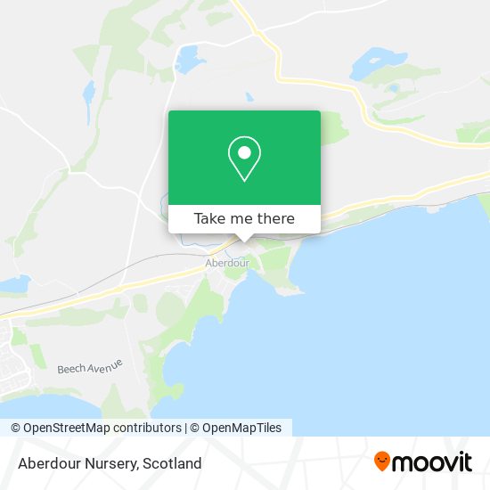 Aberdour Nursery map
